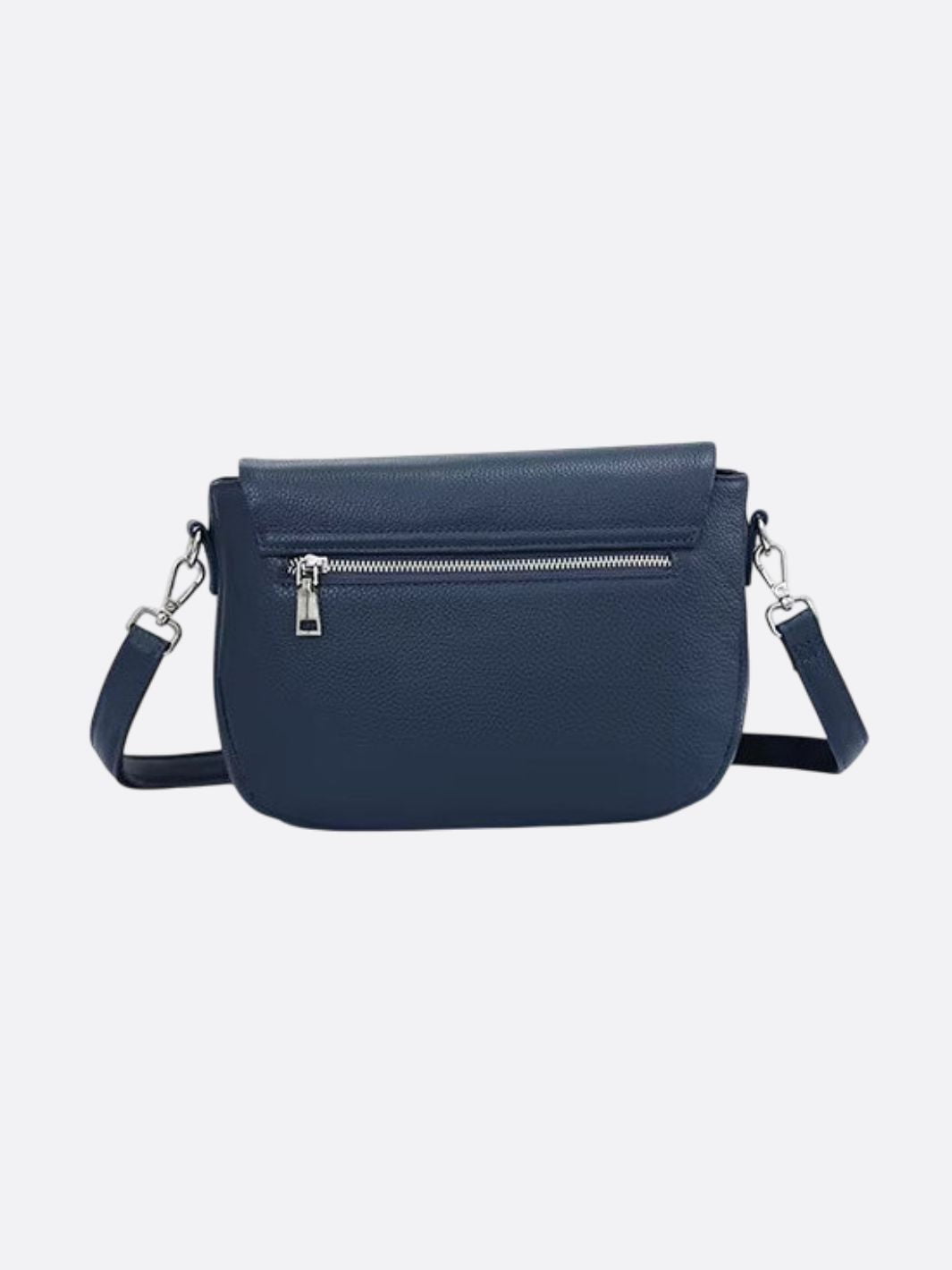 Rectangular leather shoulder bag