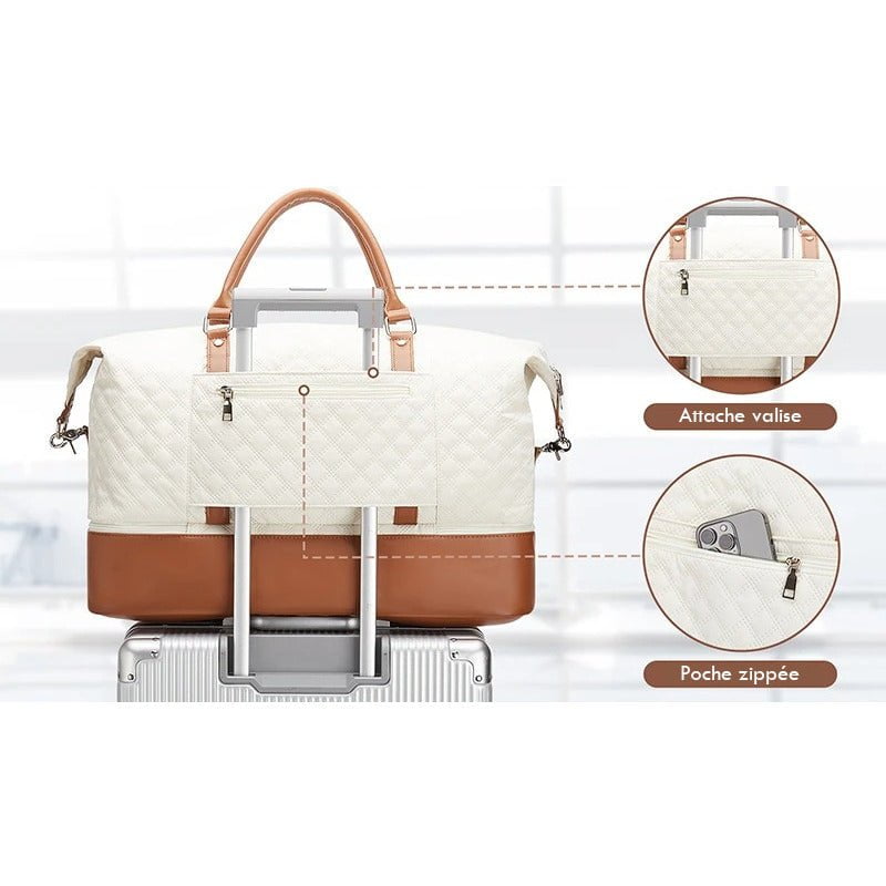 Quilted travel bag